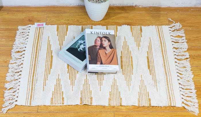 Gambar Rug/ Karpet/ Alas Lantai Elena 60*90 - Kuning dari Locita Decoration undefined Tokopedia