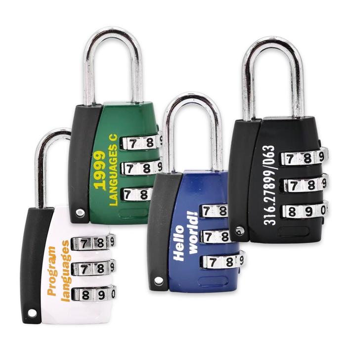 Gambar Scoop Gembok / Travel Lock Basic Kombinasi 3 Angka 41217601 - 01 dari Scoop Ideas undefined Tokopedia