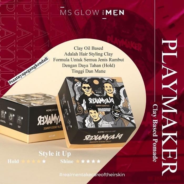 Gambar MS GLOW POMADE PLAYMAKER - Clay dari Faatin Shop99 undefined Tokopedia