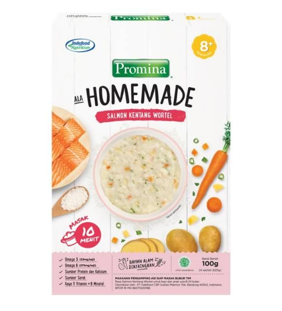 Gambar Promina Homemade Bubur Cereal Makanan Bayi Box 8m+ - Salmon Kentang dari HelloBebe Babyshop undefined Tokopedia