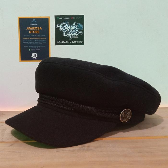 Jual Sailor Hat Hitam - S - Kab 