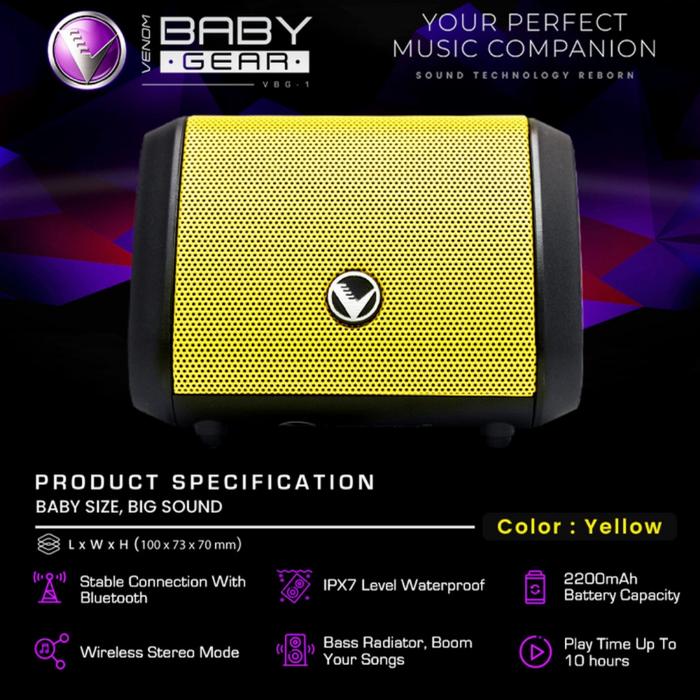 Gambar VENOM BABY GEAR VBG-1 - Kuning dari VenomGallerySemarang undefined Tokopedia