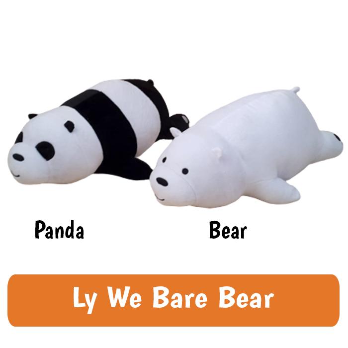 Gambar Boneka We Bare Bears Lying / Berbaring - Putih dari MyBearOnline undefined Tokopedia