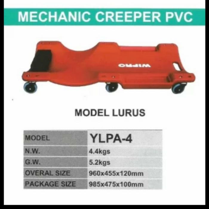 Jual Mechanic Creeper Model Lurus Bahan PVC - Wipro YLPA4 - Jakarta ...
