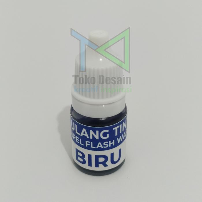 Gambar Isi Ulang Tinta Stempel 5ml - Biru dari toko.desain undefined Tokopedia