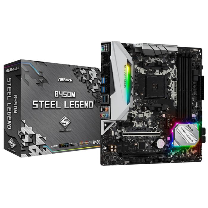 Legend Amd Am4 Asrock B450m Steel Legend Am4 ASROCK B450M STEEL