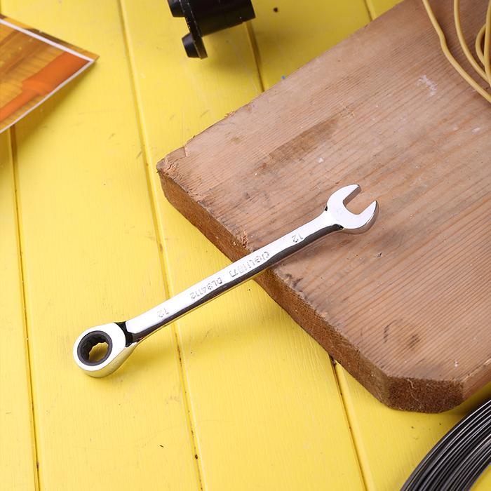 Gambar Deli Ratchet Wrench / Kunci Ring Pas Bolak Balik 8/10/12/14mm DL341XX - 12mm dari Deli Stationery Indonesia undefined Tokopedia