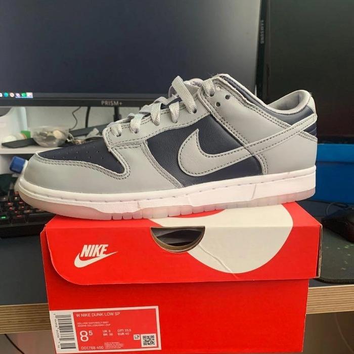 Jual nike dunk low college navy - 40 