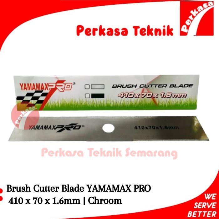 Gambar Pisau Mesin Potong Rumput YAMAMAX PRO 410mmx70mm Brush Cutter Blade - Chroom dari Perkasa Teknik Semarang undefined Tokopedia