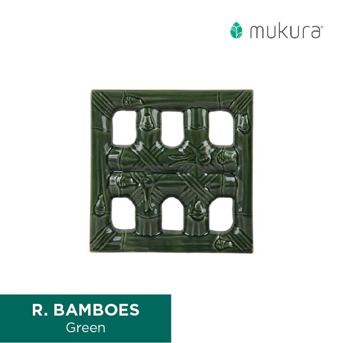 Gambar Roster Keramik Mukura / Lubang Angin / Loster Bamboes 20x20cm - Hijau dari Roster Granit Mukura undefined Tokopedia
