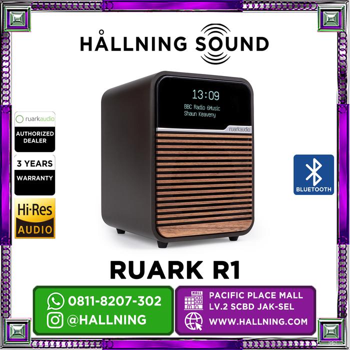 Gambar Ruark Audio R1 MK4 Deluxe Bluetooth Radio - Espresso dari Hallning Sound undefined Tokopedia