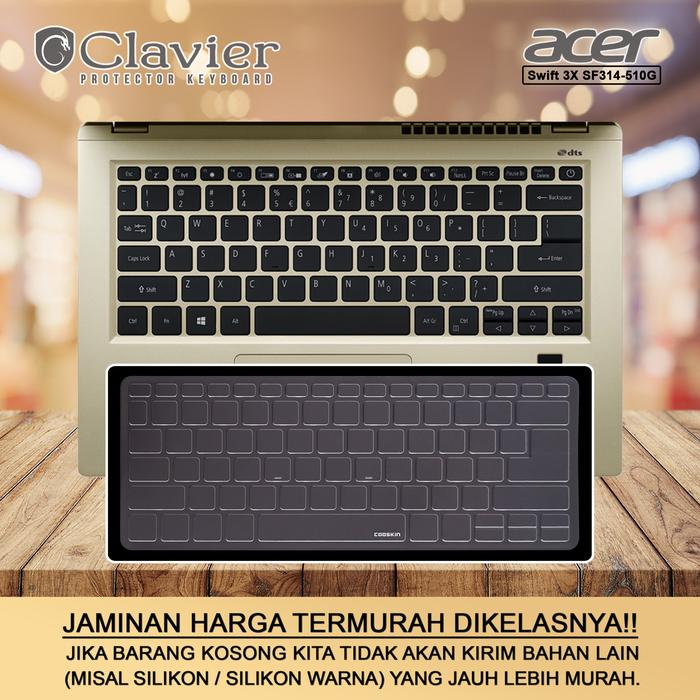 Gambar Keyboard Protector Cover Acer Swift 3X SF314-510G-50CC 55DE 59QY Tpu - TPU COOSKIN dari Clavier Care undefined Tokopedia