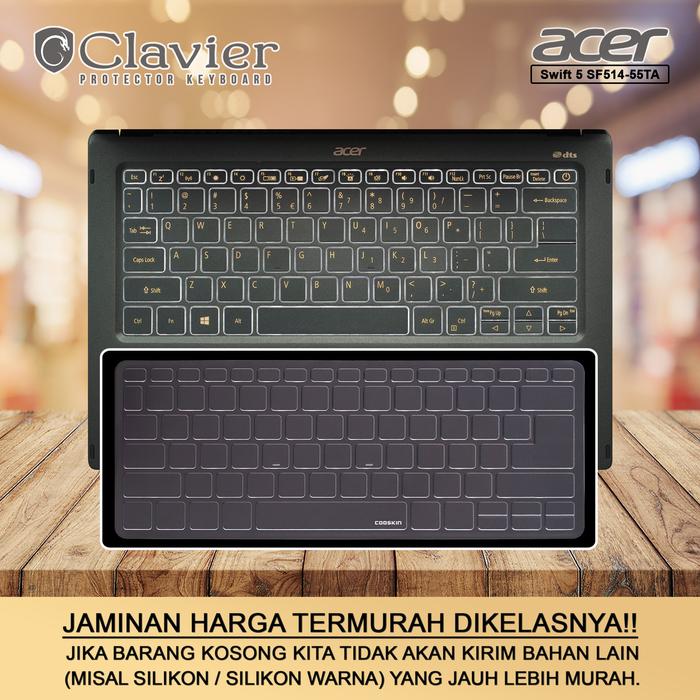 Gambar Keyboard Protector Cover Acer Swift 5 SF514-55TA-55AL 55B5 75FG 797T - TPU COOSKIN dari Clavier Care undefined Tokopedia