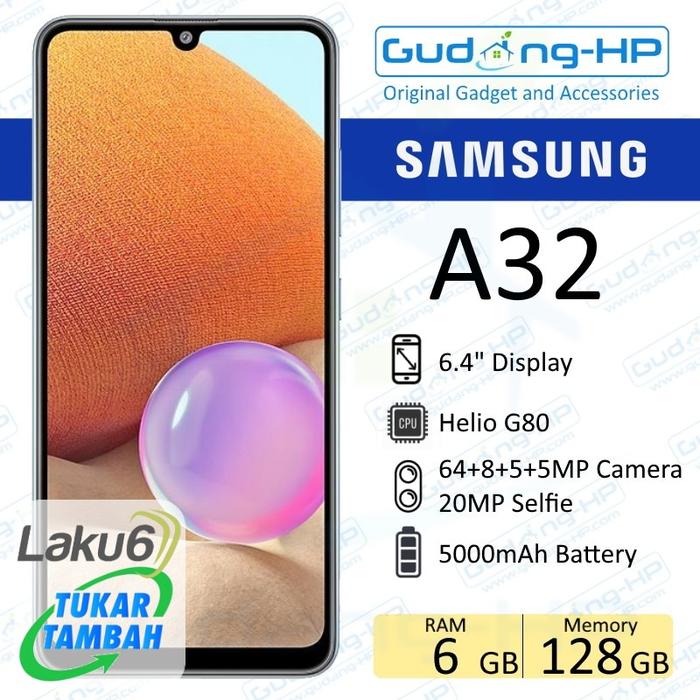 Gambar Samsung Galaxy A32 6/128 GB Garansi Resmi SEIN - Putih dari Gudang-HP undefined Tokopedia