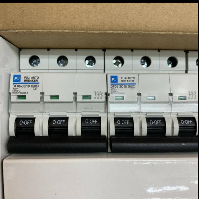 Gambar MCB Fuji DF06 3P 6A/10A/16A/20A MCB Fuji 3 Phase 6A / 10A / 16A / 20A - 6A dari Bina Electric undefined Tokopedia