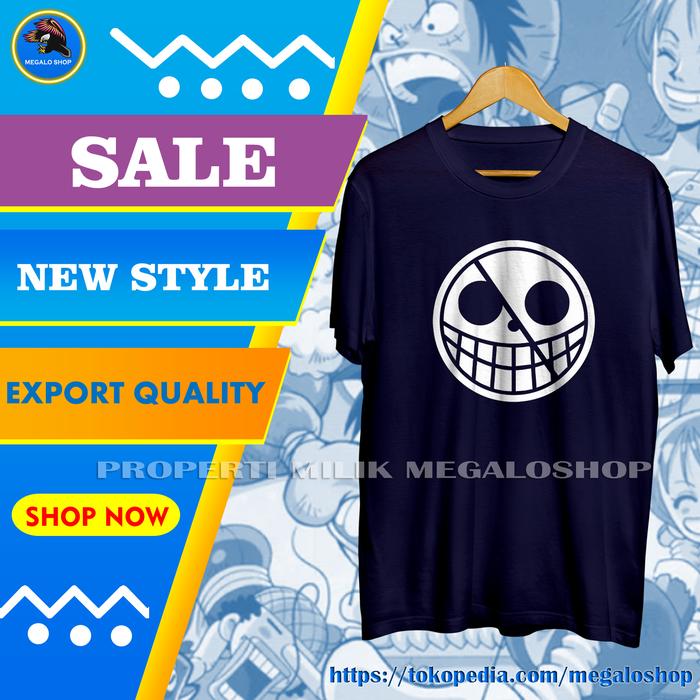 Gambar Kaos Anime One Piece Pria Distro Keren Pirates Doflamingo Flag Terbaru - Navy, XXL dari megaloshop88 undefined Tokopedia