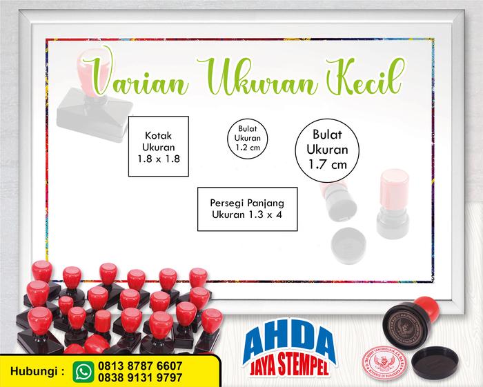 Gambar Stempel - Hitam, Kecil dari AHDA Jaya Stempel undefined Tokopedia