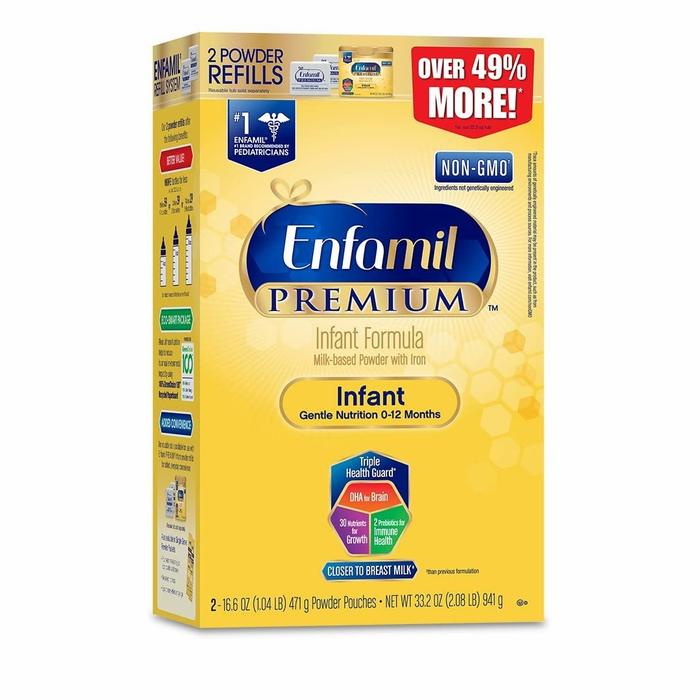 Gambar Enfamil PREMIUM Non-GMO Infant Formula - Powder Refill Box, 33.2 oz - 1 box dari JASTIPPEACHCLOSET undefined Tokopedia