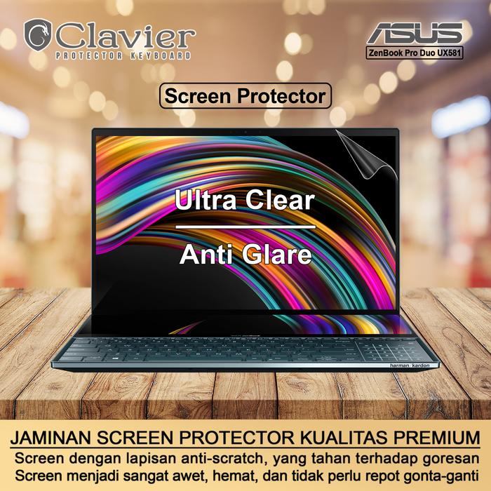 Gambar Screen Protector Anti Gores Asus ZenBook Pro Duo UX581 UX581G UX581GV - SCREEN GLARE dari Clavier Care undefined Tokopedia
