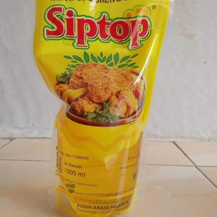 Gambar minyak goreng SIPTOP 1 liter kemasan pouch dari omegacollection undefined Tokopedia