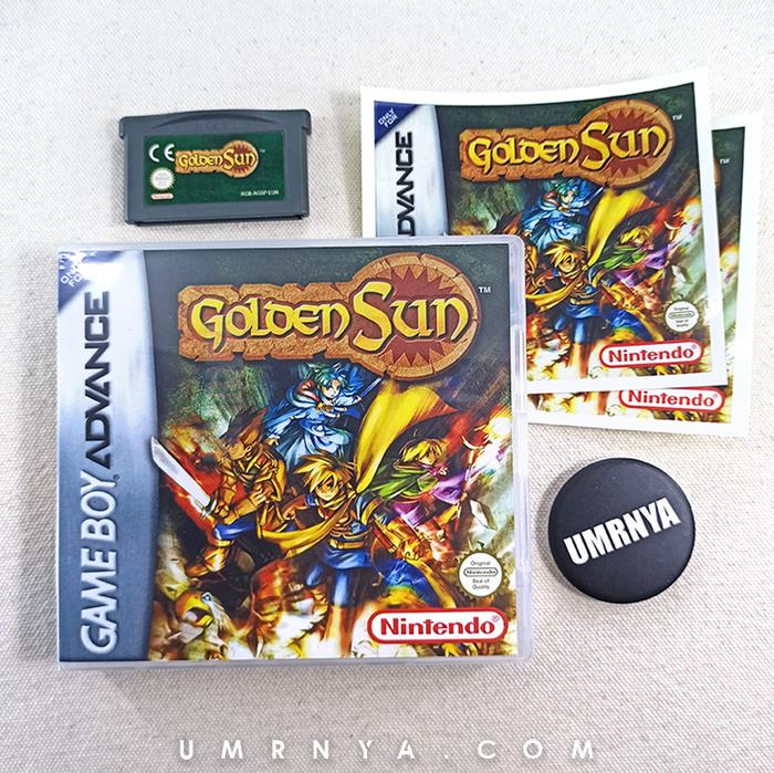 Gambar Kaset Original Nintendo Golden Sun Pal GoldenSun Gameboy GBA SP dari umrnya undefined Tokopedia