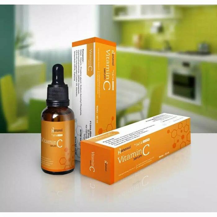 Gambar SERUM HANASUI JAYA MANDIRI LENGKAP [GOLD / ACNE / VIT C / VIT C+E] - Vit C dari Nadiayushop undefined Tokopedia