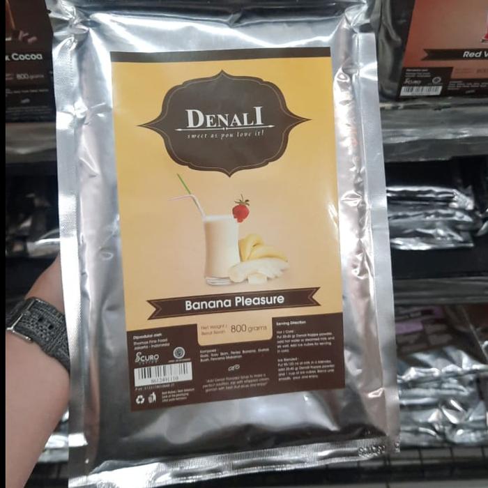 Gambar POWDER BUBUK DENALI RASA RED VELVET TIRAMISU TARO WHITE CHOCOLATE DLL - BANANA PLEASURE dari Kemasan Medan undefined Tokopedia
