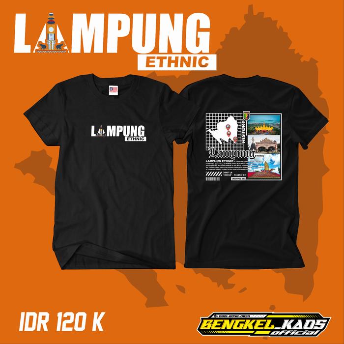 Gambar Desain Kaos Lampung A3 - Hitam, S dari BK Print undefined Tokopedia