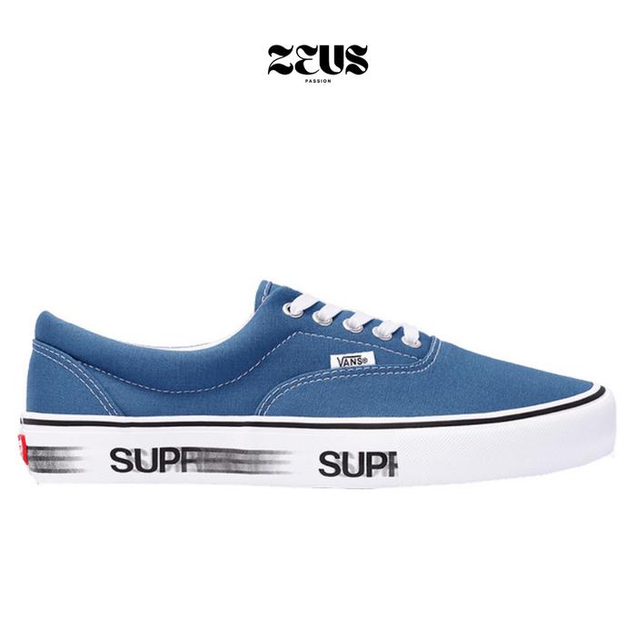 Jual SUPREME x VANS ERA PRO MOTION LOGO BLUE ORIGINAL