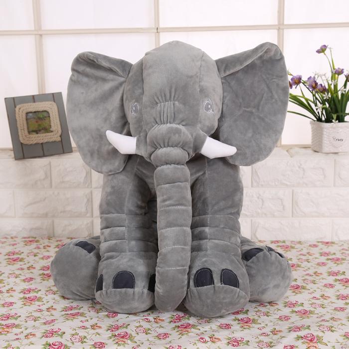 Gambar Boneka Bantal Gajah Bayi Guling Bayi Bantal Bayi Boneka Gajah Anak - 60cm grey dari Flash Unik undefined Tokopedia
