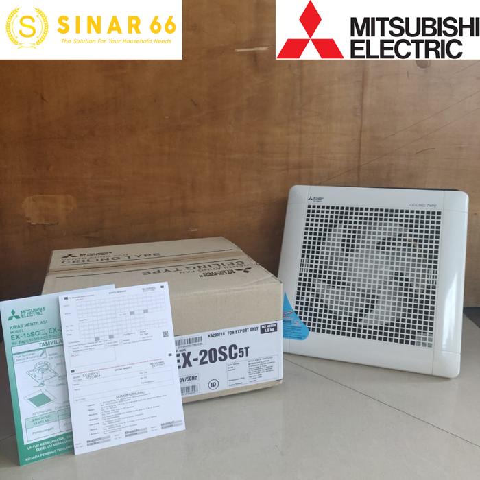 Gambar MITSUBISHI CEILING EXHAUST FAN PLAFON PLAFOND 8" EX-20SC5T EX20SC5T dari sinar66.id undefined Tokopedia