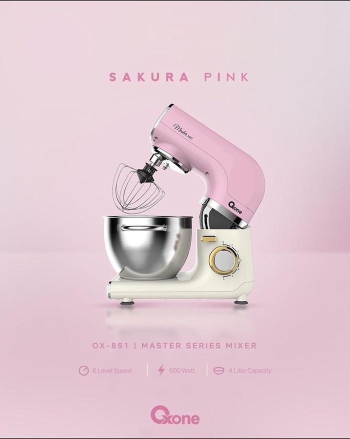 Gambar Oxone OX-851 PINK & GREEN MATCHA Standing Mixer Master Series 4 L / - Merah Muda dari B Kitchen undefined Tokopedia