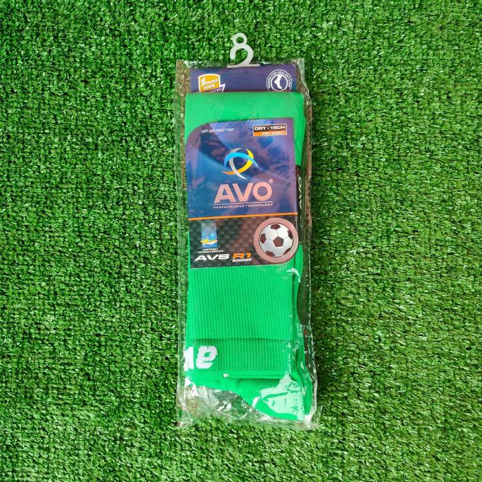 Gambar Kaos Kaki Sepak Bola Futsal AVO (panjang di atas lutut) - Hijau dari Raffa-Sport undefined Tokopedia