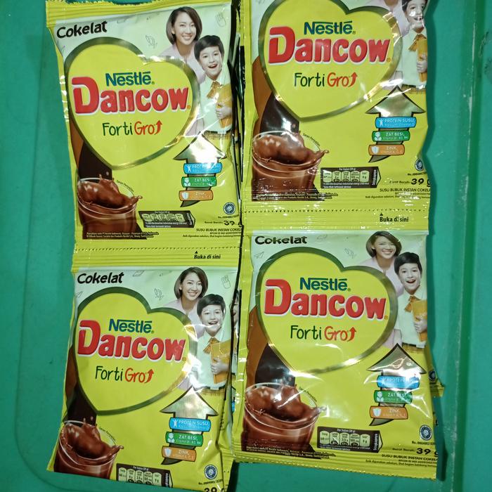 Gambar DANCOW FORTIGRO NESTLE SUSU BUBUK INSTAN 10 SACHET 39 Gr COKLAT dari Fawwaz Plastik Bahan Kue undefined Tokopedia