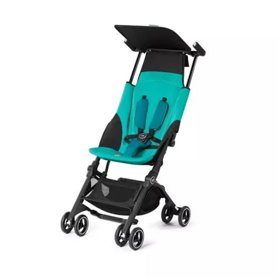 Gambar Stroller GB Pockit / Kereta Dorong Bayi - Capri Blue dari ModernMoms undefined Tokopedia