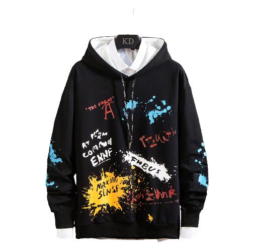 Gambar GARAF FF SWEATER HODDIE PRIA JUMPER POLOS VARIASI SABLON JAKET COWOK - Hitam dari Garaf Official undefined Tokopedia