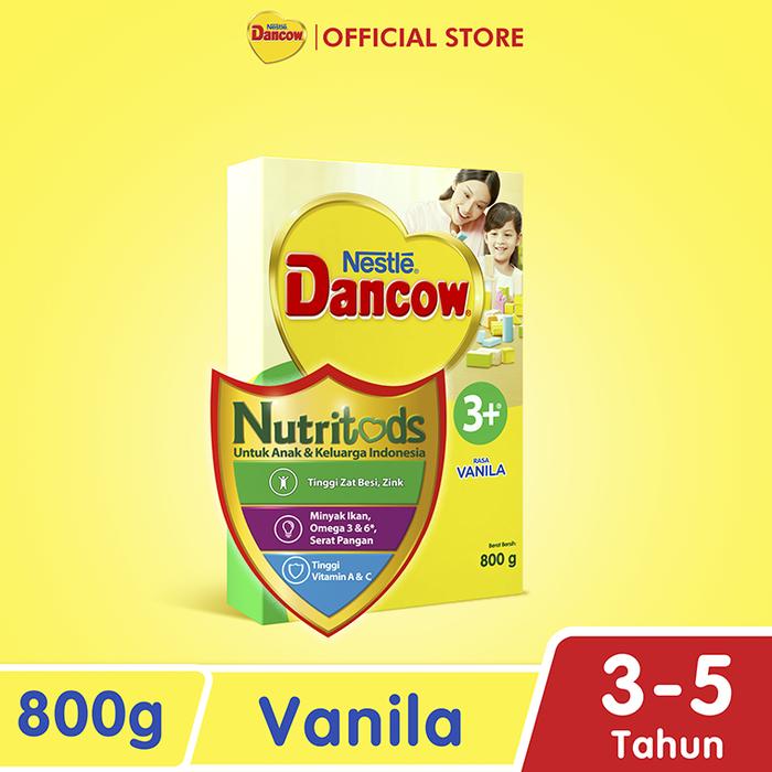 Promo Harga Dancow Nutritods 3 Vanila 800 gr - Tokopedia