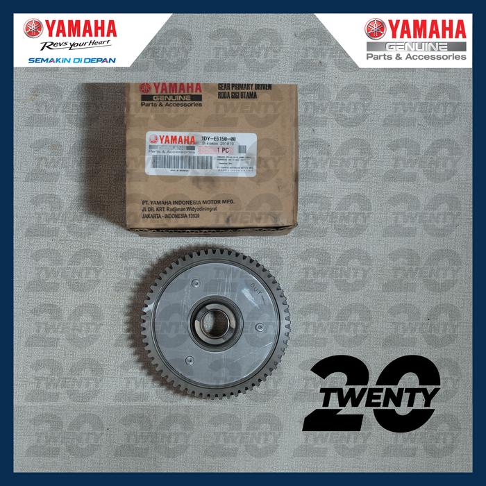 Gambar 1DY-E6150-00 PRIMARY DRIVEN GEAR COMP. 1DY1 RUMAH COPLING JUP-Z 1 dari TWENTY TWENTY YAMAHA undefined Tokopedia