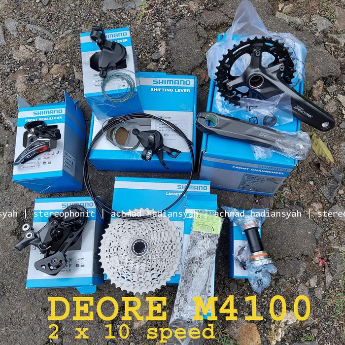 10 Speed Groupset Shimano Xt 1x10 Groupset Shimano Deore M4100 10 - Main Image