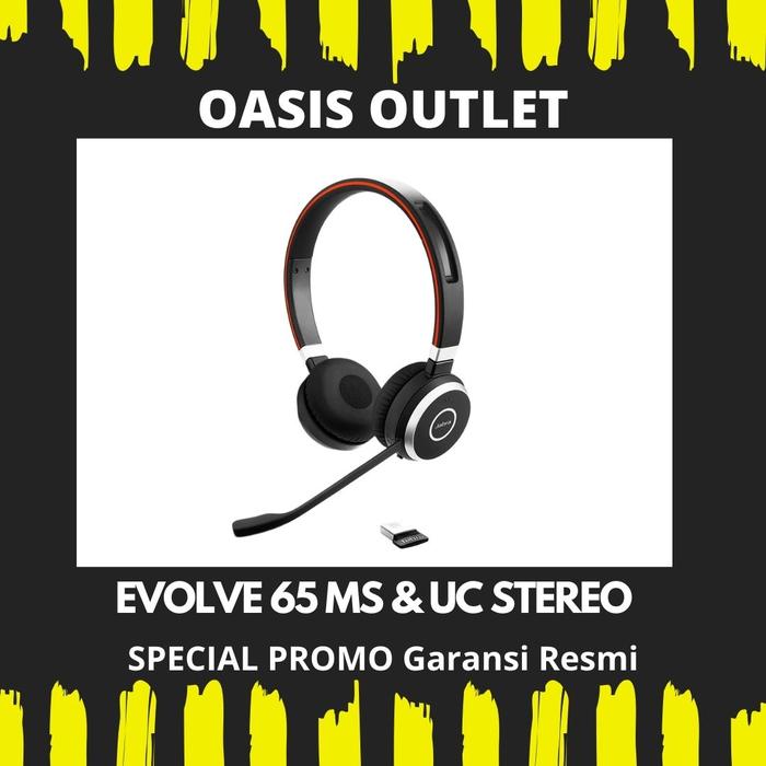 Jual Jabra Evolve 65 Stereo MS \u0026 UC - Jakarta Utara - Oasis outlet |  Tokopedia