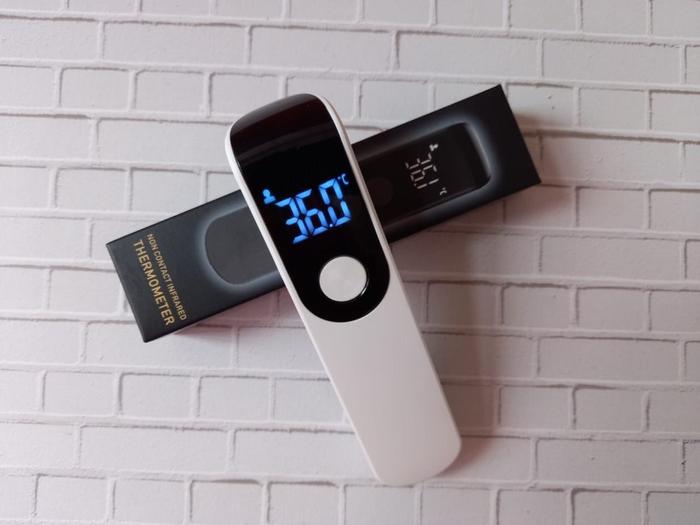 Gambar IR-FM01 Thermometer Infrared Termometer Sensor Handheld Forehead Body - Putih dari mooneeshop245 undefined Tokopedia