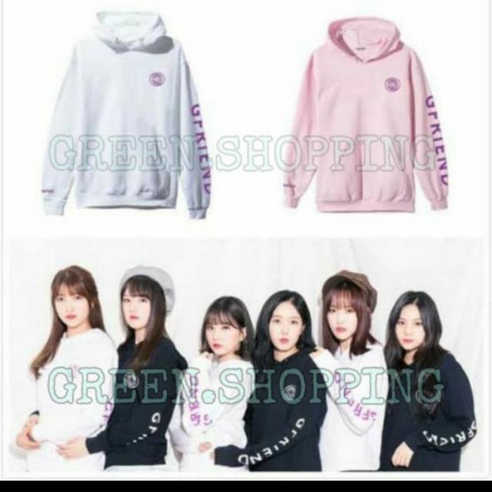 Gambar Jaket Hoodie Gfriend warna pink dari Skyfall Hobby undefined Tokopedia