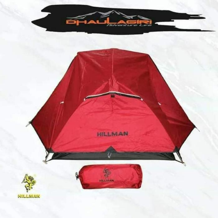 Gambar Tenda Camping Hillman Early Bird 2 Ultralight UL - Merah dari Pasar Gelap Outdoor undefined Tokopedia