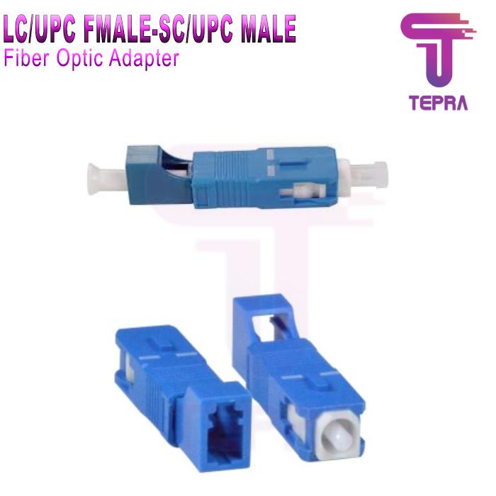 Jual Fiber Optic LC/UPC Female to SC/UPC Male Adapter|FO LC-SC Adapter ...