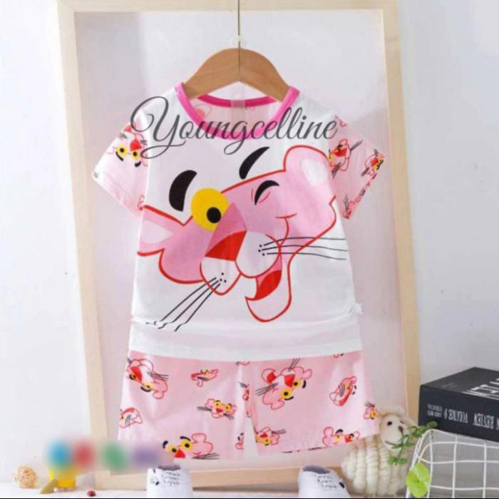 Gambar Baju anak / stelan anak / baju santai anak bahan organik - Pink Panther, 75 dari Youngcelline Shop undefined Tokopedia