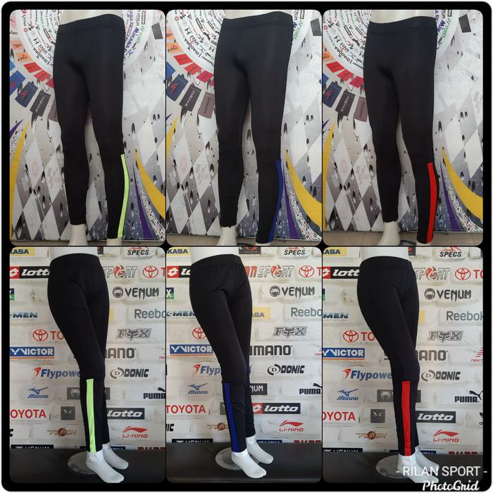 Jual Celana renang panjang legging longpant Strip stabilo