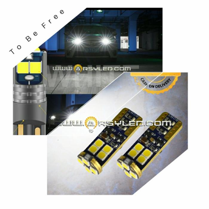 Gambar Lampu LED Motor NMAX Senja Belakang T10 Pollux 12 Titik Super Bright - Putih, 12 Titik 3030 dari ARSYSTORE AUTOLED undefined Tokopedia