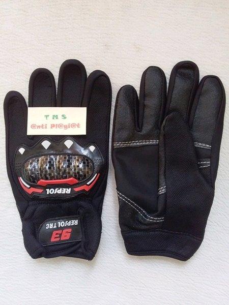 Gambar Sarung Tangan Panjang REPSOL Lapis Kulit - Merah dari TriMedia Shop undefined Tokopedia