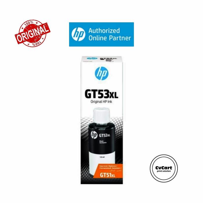 Jual Tinta Printer HP GT 53 XL Black Original ink Cartridge Hitam - Jakarta  Selatan - Cvcart | Tokopedia
