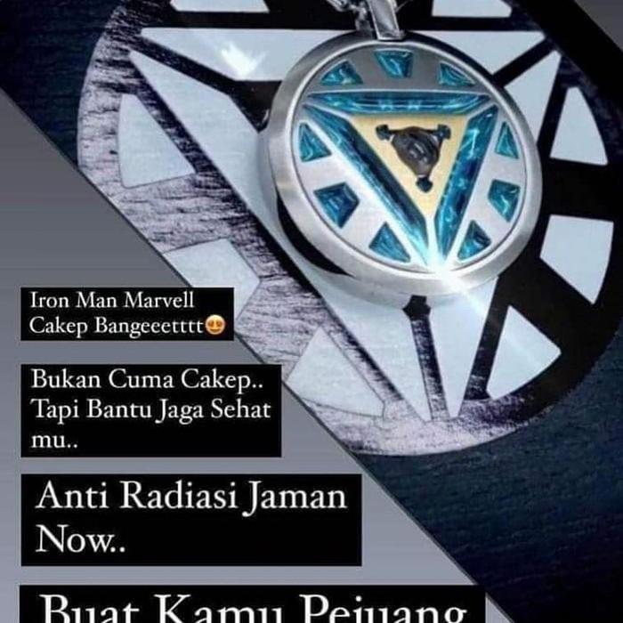 Kalung kesehatan Iron Man MCI (Original 
